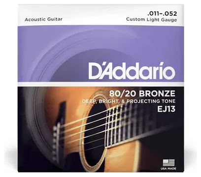 D'Addario EJ13 80/20 Bronze 011-052