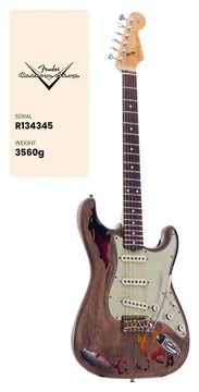 Fender Custom Shop Stratocaster Rory Gallagher Super Heavy Relic 3-Color Sunburst Signature Artist 2025