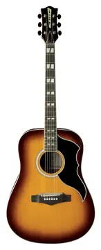 Eko Ranger Vi EQ Vintage-Neuauflage Dreadnought Honig Burst