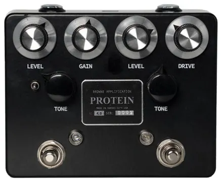 Browne Amplification The Protein V4 Dual Overdrive Pedal in Black