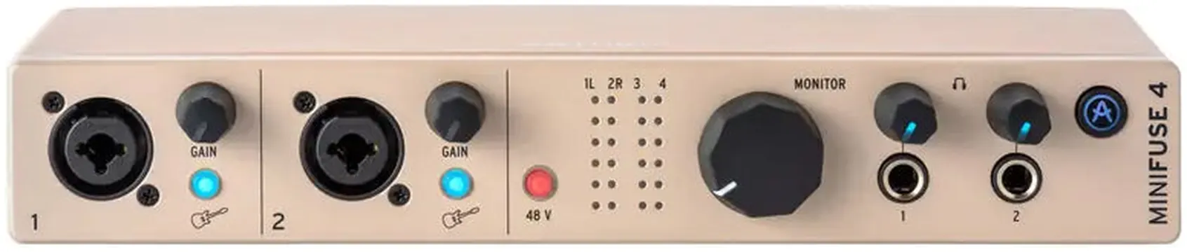 Arturia MINIFUSE 4 CHAMPAGNE Interfaccia Audio USB C 2 In Combo, 2 IN TRS, 4 Out