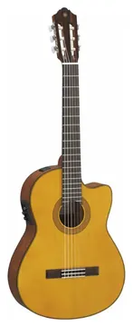 Yamaha CGX122MSC Elétrico com Cordas de Nylon e Afinador