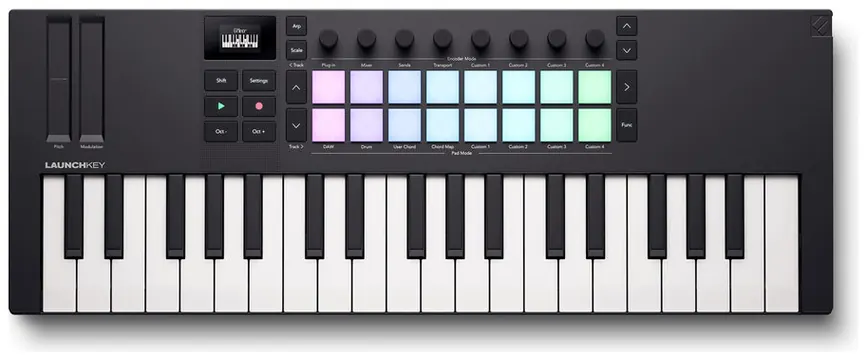 Novation LAUNCHKEY MINI 37 MK4 Controller MIDI USB x DAW, Nero