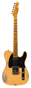 Fender Custom Shop 1950 Double Esquire Heavy Relic 1-Piece Rift Sawn Maple Neck Aged Nocaster Blonde