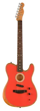 Fender Limited Edition American Acoustasonic Telecaster Fiesta Red