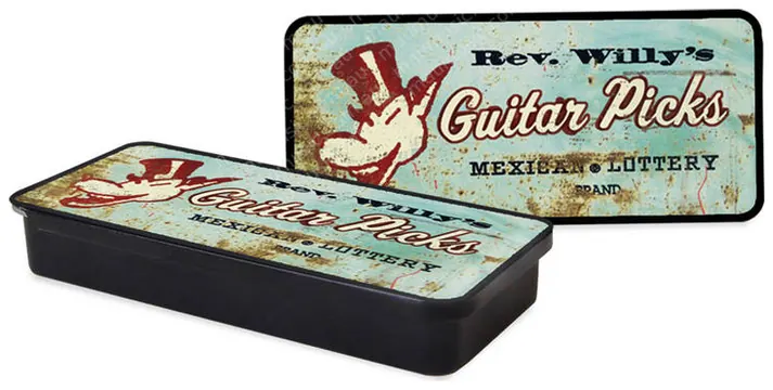 Dunlop Pick Tin (with 6 Picks) | Rev Willys Mexican Lottery 1