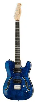 Harley Benton TE-90QM HH Trans Blue