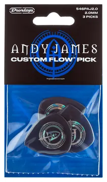 Dunlop 546PAJ200 MEDIATOR SIGNATURE ANDY JAMES FLOW 2,00mm (3)