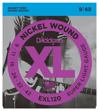 D_Addario D'addario EXL120 Jeu Cordes Guit Electrique / Super Light 9-42