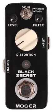 Mooer Black Secret Distortion micro pedaal
