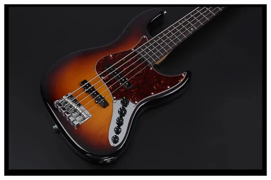 Keipro KJB5-Custom-R Act SB Bass Guitar