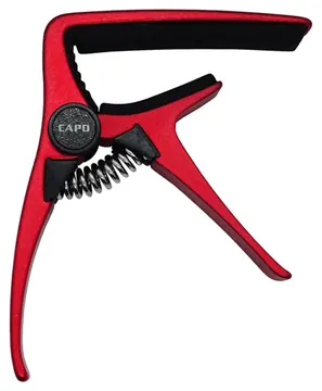 Aroma AC20RD Acoustic Guitar Capo, High Quality Aliuminium Material, Steel Spring, High quality silicone cushion, RED