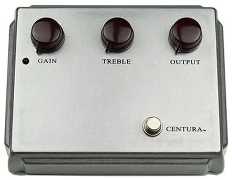 Ceriatone Centura Overdrive Pedal in Raw Metal Finish