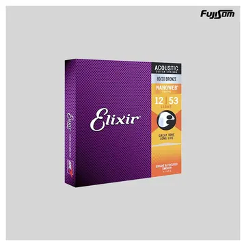 Elixir Encordoamento Elixir Para Violão Aço 11052 012| Fujisom