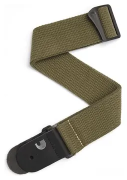 D_Addario D'addario 50CT02 "army" Courroie Guitare Coton