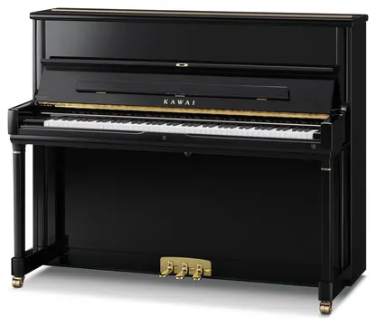 Kawai MS-123 Master Series Klavier schwarz poliert – 123 cm Bauhöhe, Millennium-III-Mechanik, Fichten-Resonanzboden