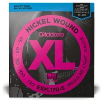 D'addario EXL170-5 XL Nickel