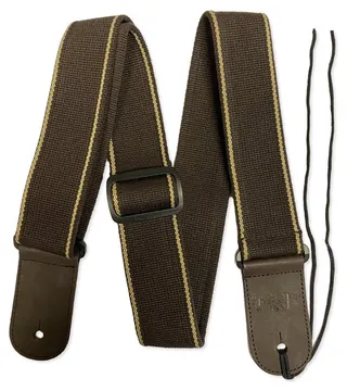Rock You 2" Cotton Adjustable Guitar Strap - Brown Tweed