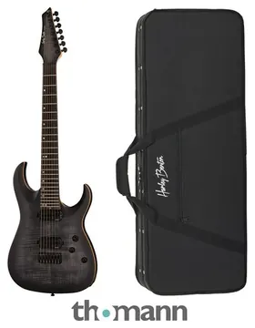 Harley Benton Amarok-7 BKNT Flame Bur Bundle