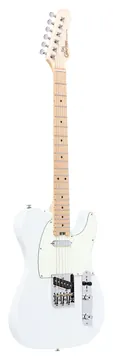 Crafter Charlote Tele Electric Guitar Olympic White