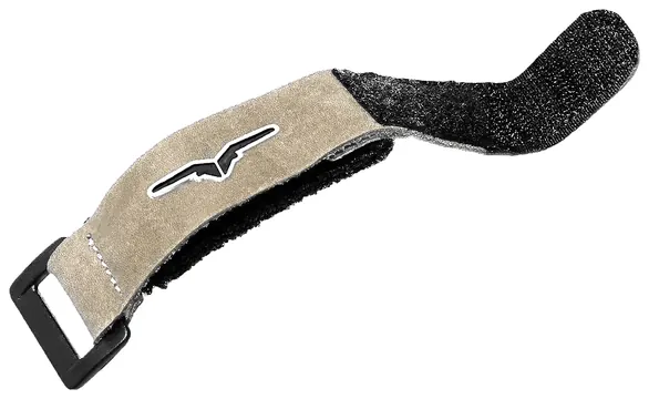 Avs Bags Abafador de Cordas para Guitarra Couro Médio Branco - Avs Bags
