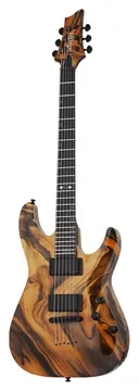 Schecter C-1 Hydro Dip Golden Eclipse