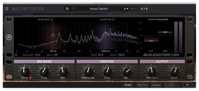Arturia Bus Exciter-104 Plugin