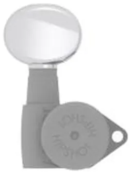 Hipshot Butter Bean Guitar Tuner Button Chrome, HS6B1BTRC
