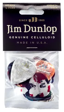 Dunlop Heavy Celluloid Pick Variety Pack