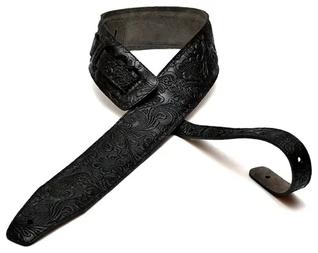 Bourbon Strap Gitarrengurt Silverado - schwarz