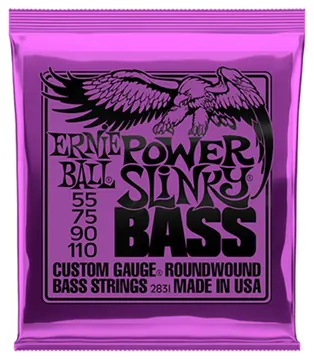 Ernie Ball 2831 Power Slinky Bass Guitar Strings Nickel Wound