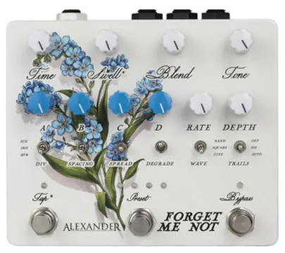 Alexander Pedals Forget Me Not Stereo Multi-Tap Delay Pedal