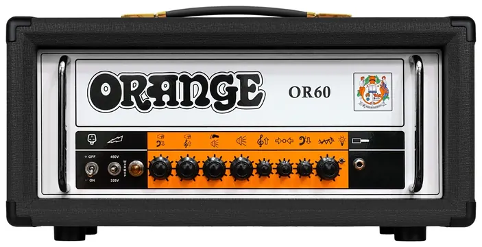 Orange OR60HBK Orange Head 60Watt Class-AB Vollröhren-Gitarrenverstärker schwarz