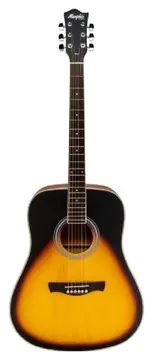 Memphis Acústico Mw-20 Nc Dsbs Sunburst Fosco Aço S/ Cutway (8728)