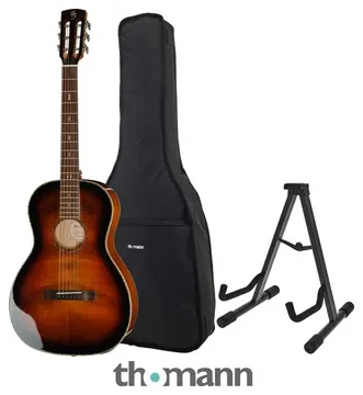 Harley Benton CLP-12SM BRS Solid Top Bundle
