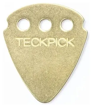 Dunlop Palheta Dunlop Teckpick Alumínio Dourada