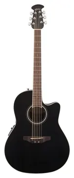 Ovation Elektro-Akoestische Gitaar Celebrity Cs Standard Mid Cutaway Black