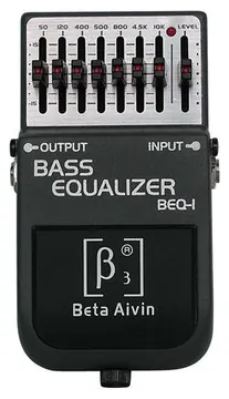 Beta Aivin BEQ01 Bass Graphic Equalizer Effetto Pedale Equalizzatore Grafico 7 Bande Per Basso