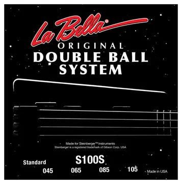 La Bella Bella Muta di Corde per Basso 4 Corde, 045-105, Doppio Pallino