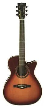 Eko One 018 CW EQ Vintage Burst - chitarra acustica cutaway