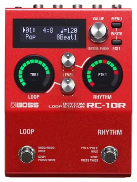 Boss RC-10R Pedale Dual Track Rhythm Loop Station