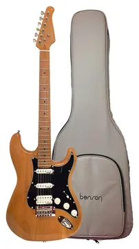 Benson Stratocaster Hardy Series HSS 902 Natural Com Bag