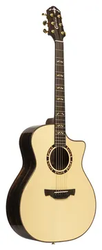 Crafter STG G-22CE Pro Stage Grand Auditorium Elektro-Akustik-Gitarre inkl. Gigbag, natur