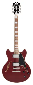 D'Angelico Premier Mini DC Burnt Red
