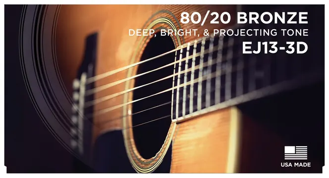 D'Addario EJ13-3D Bronze 11-52 Acoustic Guitar Strings, X3 Set Offer