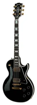 Gibson Custom Shop Gibson Les Paul Custom Ebony Gold Hardware