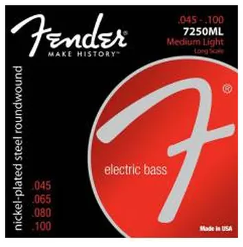 Fender Cordes Super 7250S Nickel Plated Bass Strings