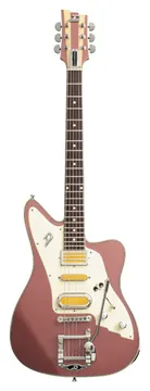 Duesenberg Alliance Bros. Landreth Joey's Guitar, Catalina Sunset Rose