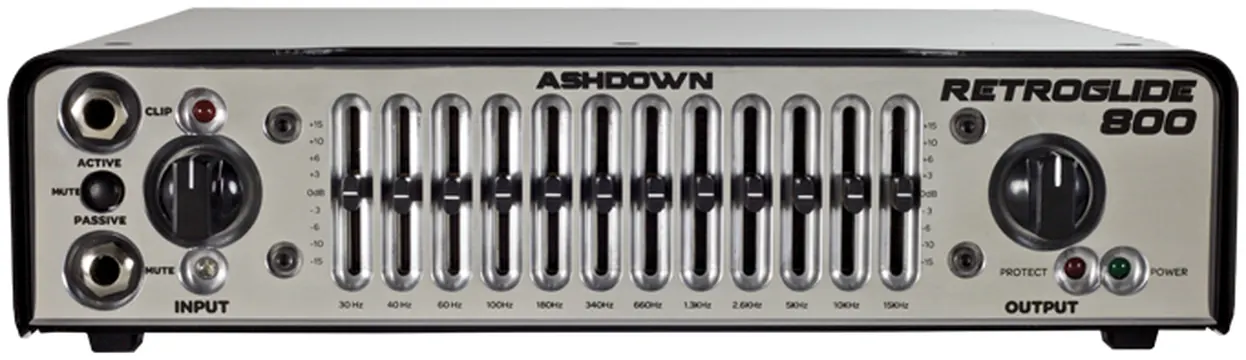 Ashdown RETROGLIDE-800 Testata Per Basso 800W Equalizzatore Grafico