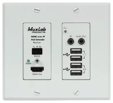 MuxLab Récepteur HDMI/USB 4K